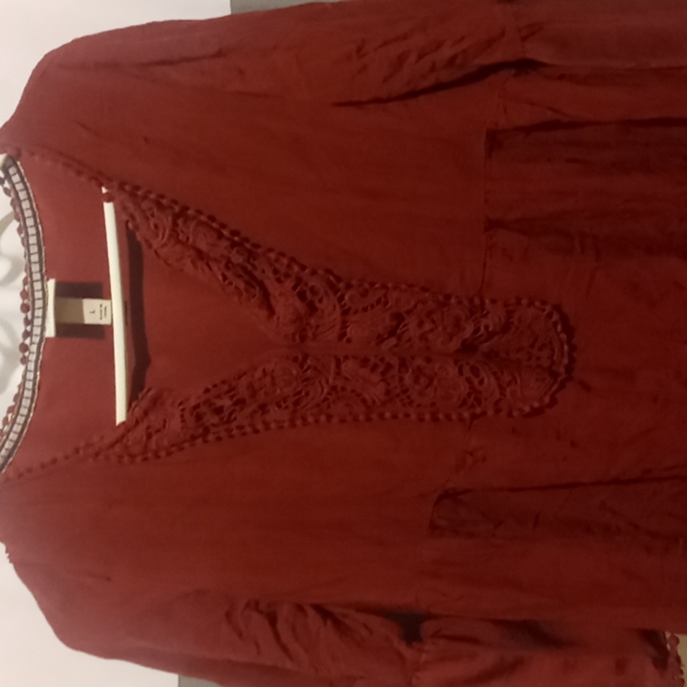 Dress Knox rose burgundy long sleeve